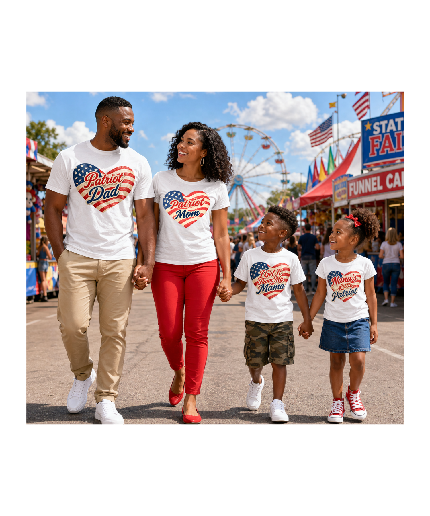 Patriot Dad — Patriotic American Flag Tee | Gift for Dad