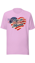 I Get It From My Mama — Adult Patriotic American Flag Tee