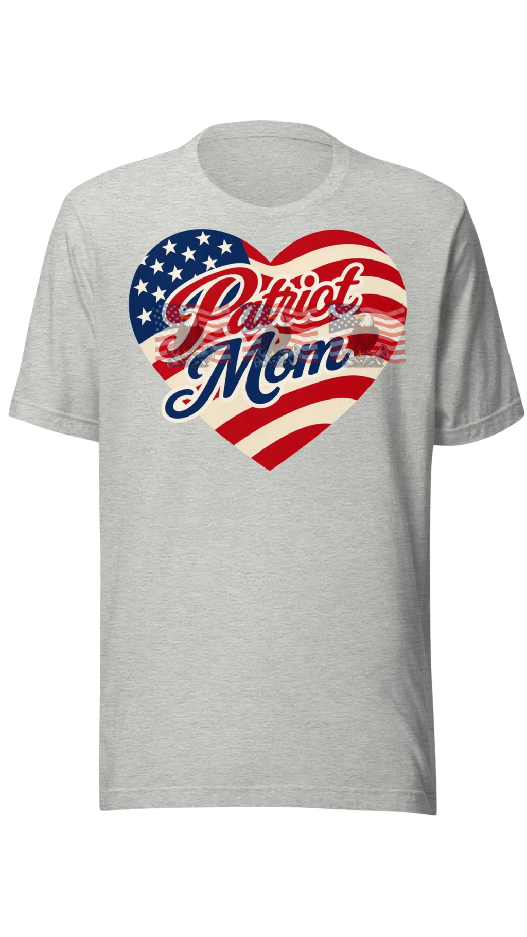 Patriot Mom — Patriotic American Flag Tee | Gift for Mom