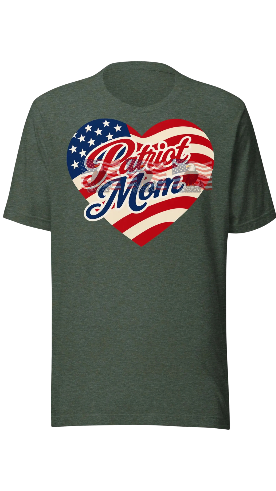 Patriot Mom — Patriotic American Flag Tee | Gift for Mom