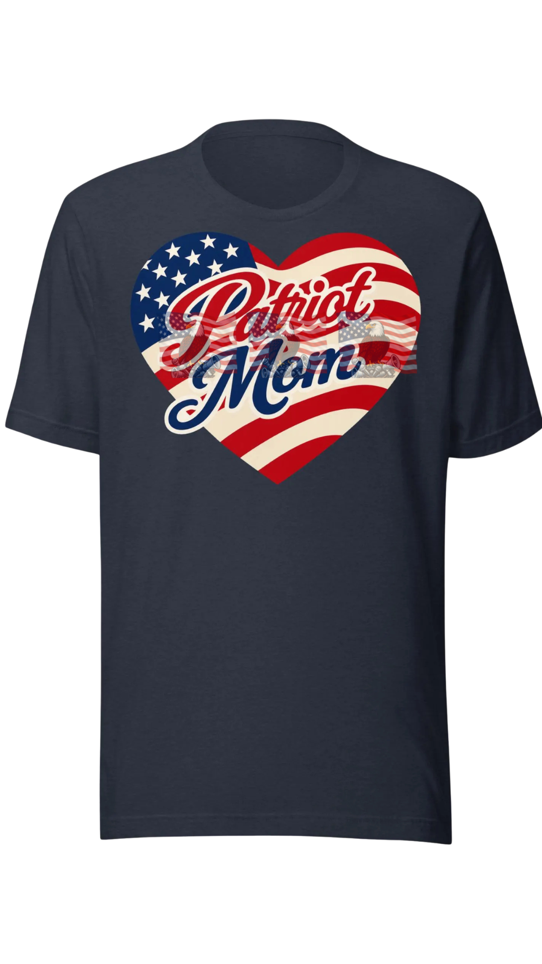 Patriot Mom — Patriotic American Flag Tee | Gift for Mom