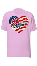 Patriot Mom — Patriotic American Flag Tee | Gift for Mom