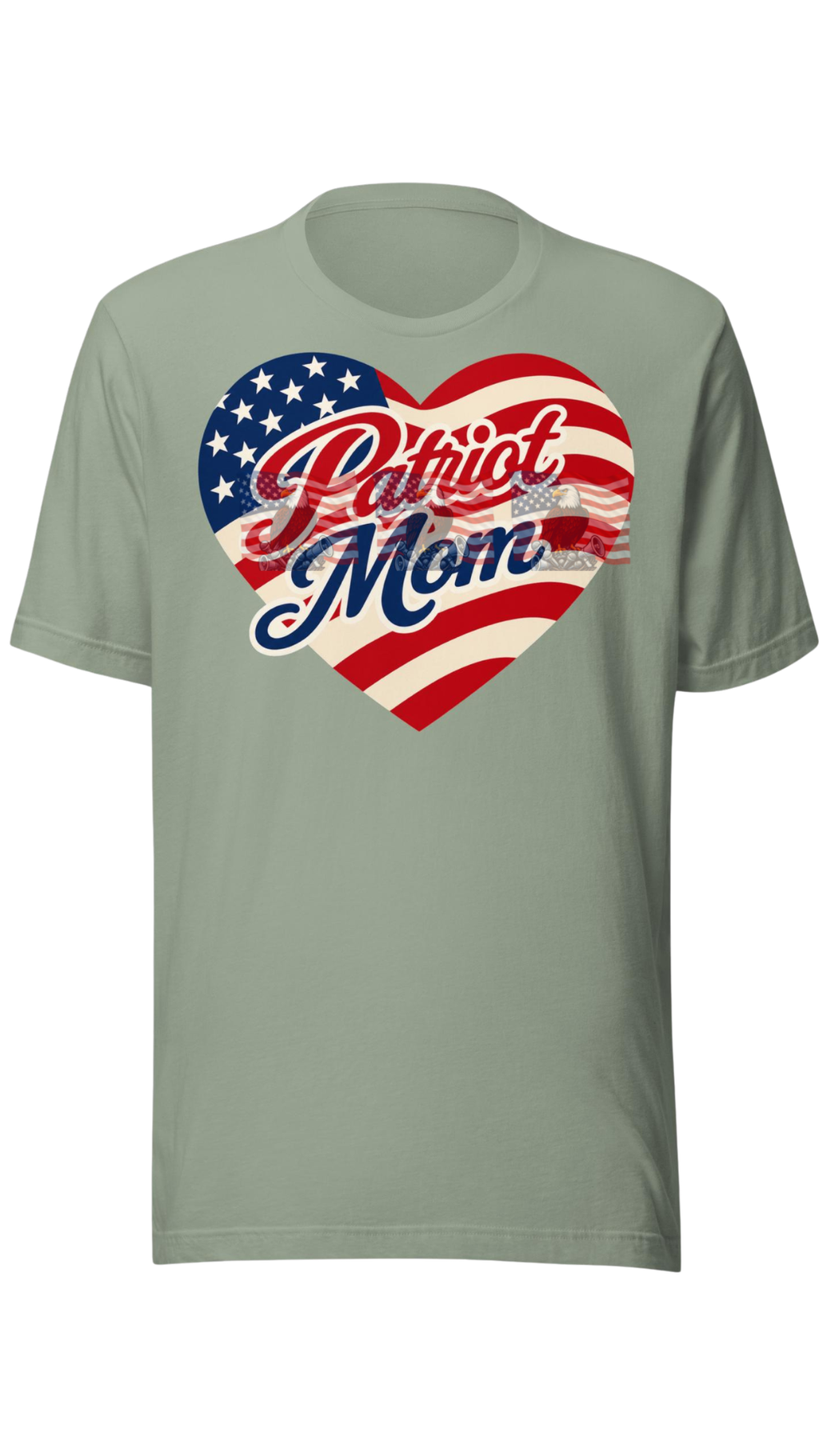 Patriot Mom — Patriotic American Flag Tee | Gift for Mom