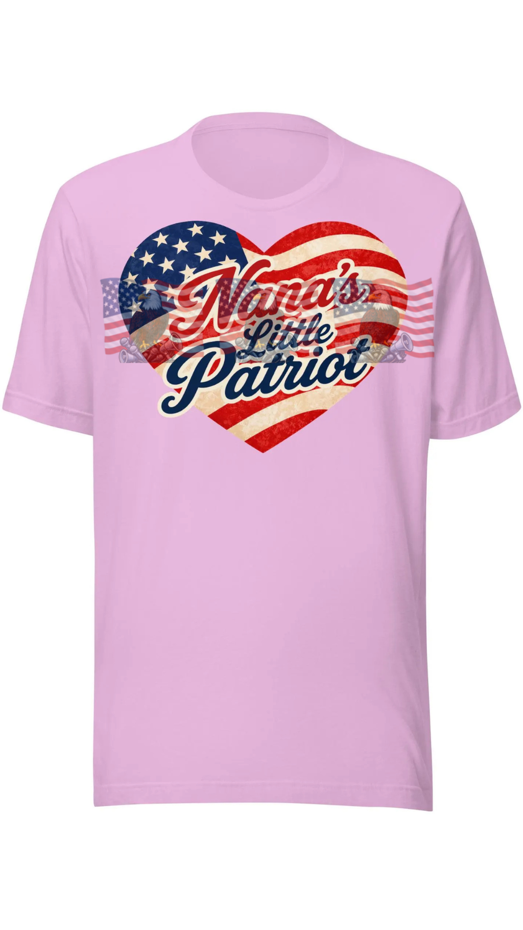 Nana's Little Patriot — Adult Patriotic American Flag Tee | Matching Nana Gift