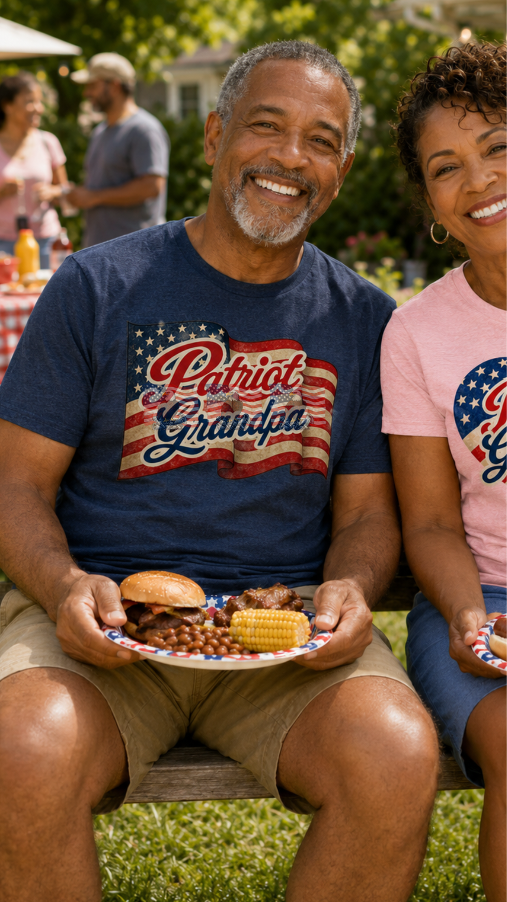 Patriot Grandpa — Patriotic American Flag Tee | Gift for Grandpa