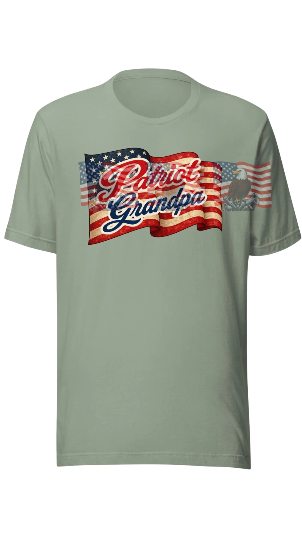 Patriot Grandpa — Patriotic American Flag Tee | Gift for Grandpa