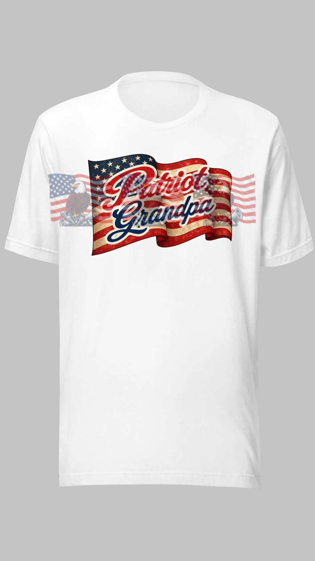 Patriot Grandpa — Patriotic American Flag Tee | Gift for Grandpa