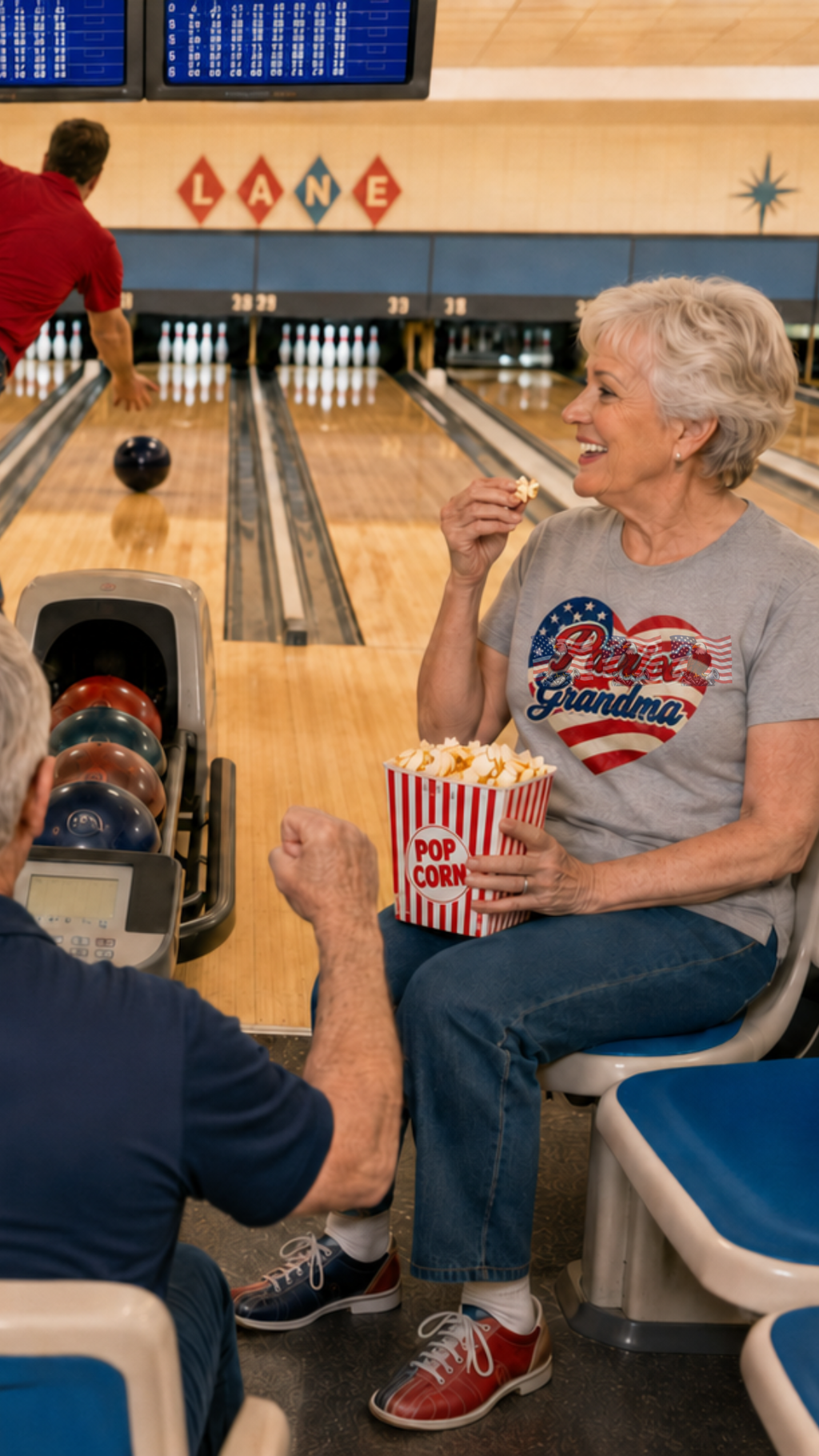 Patriot Grandma — Patriotic American Flag Tee | Gift for Grandma