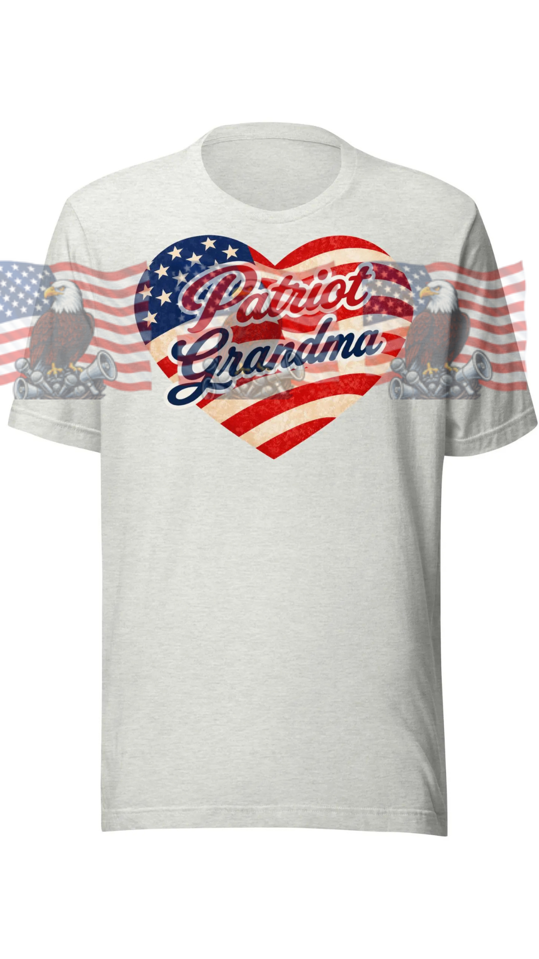 Patriot Grandma — Patriotic American Flag Tee | Gift for Grandma