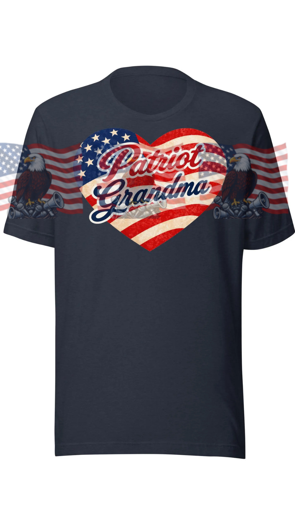 Patriot Grandma — Patriotic American Flag Tee | Gift for Grandma