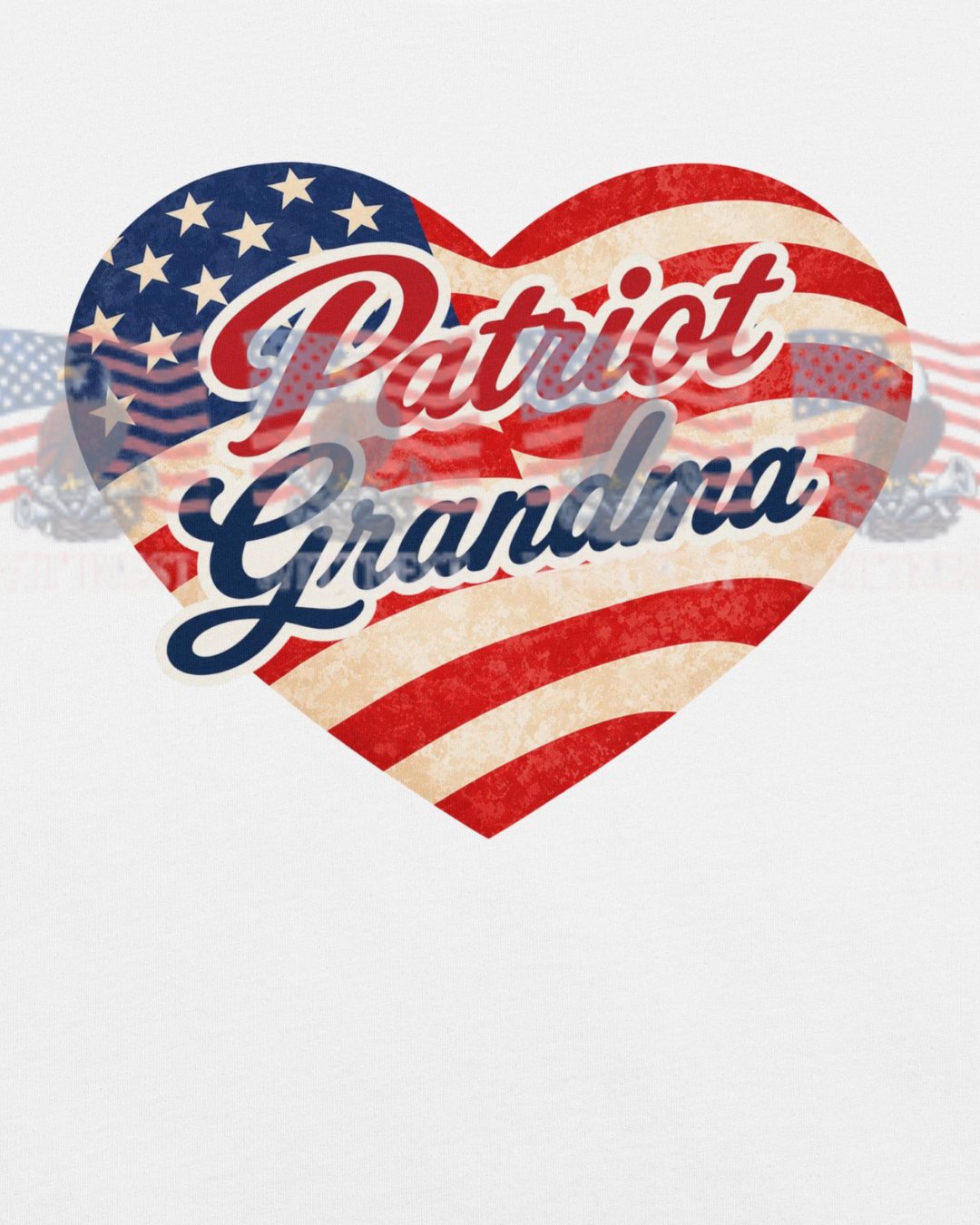 Patriot Grandma — Patriotic American Flag Tee | Gift for Grandma
