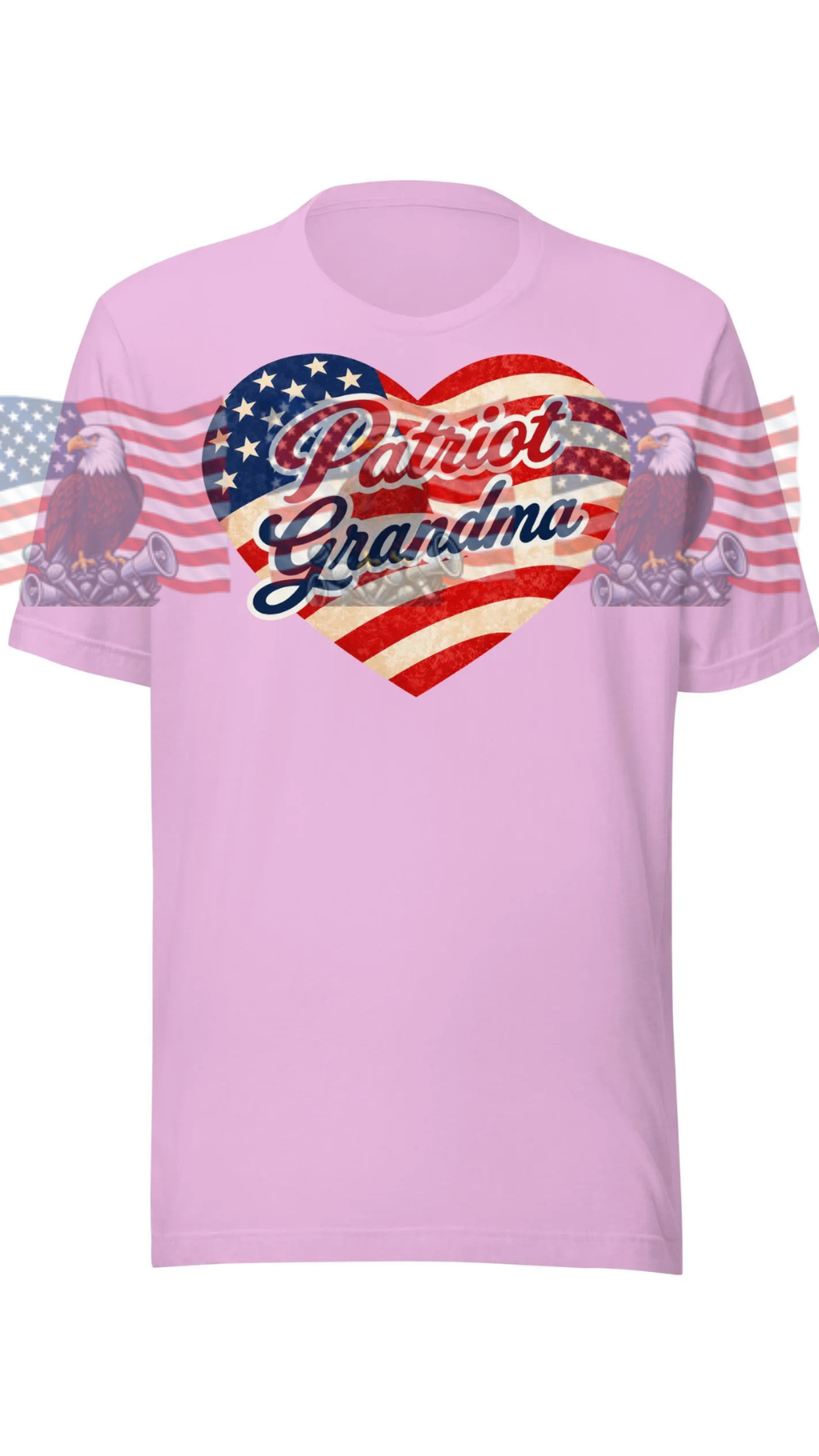 Patriot Grandma — Patriotic American Flag Tee | Gift for Grandma