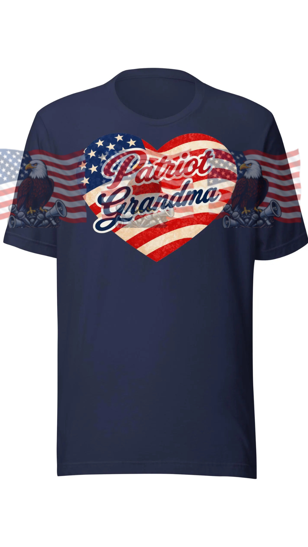 Patriot Grandma — Patriotic American Flag Tee | Gift for Grandma
