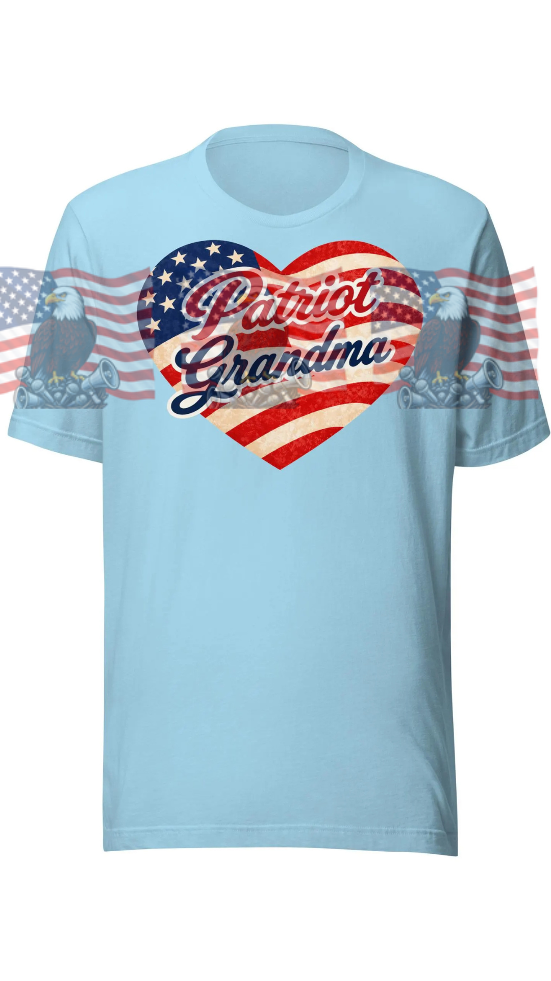 Patriot Grandma — Patriotic American Flag Tee | Gift for Grandma