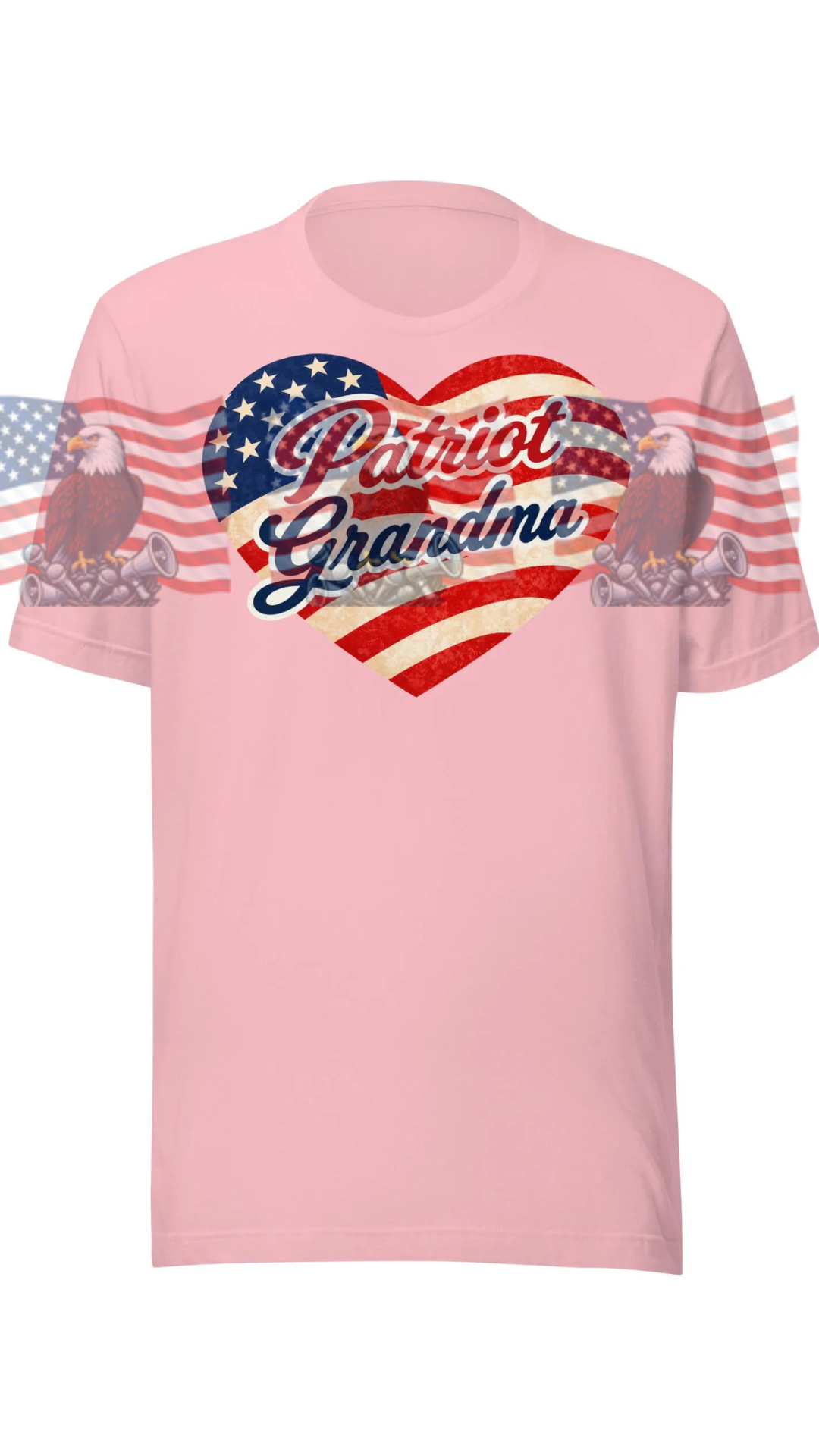 Patriot Grandma — Patriotic American Flag Tee | Gift for Grandma