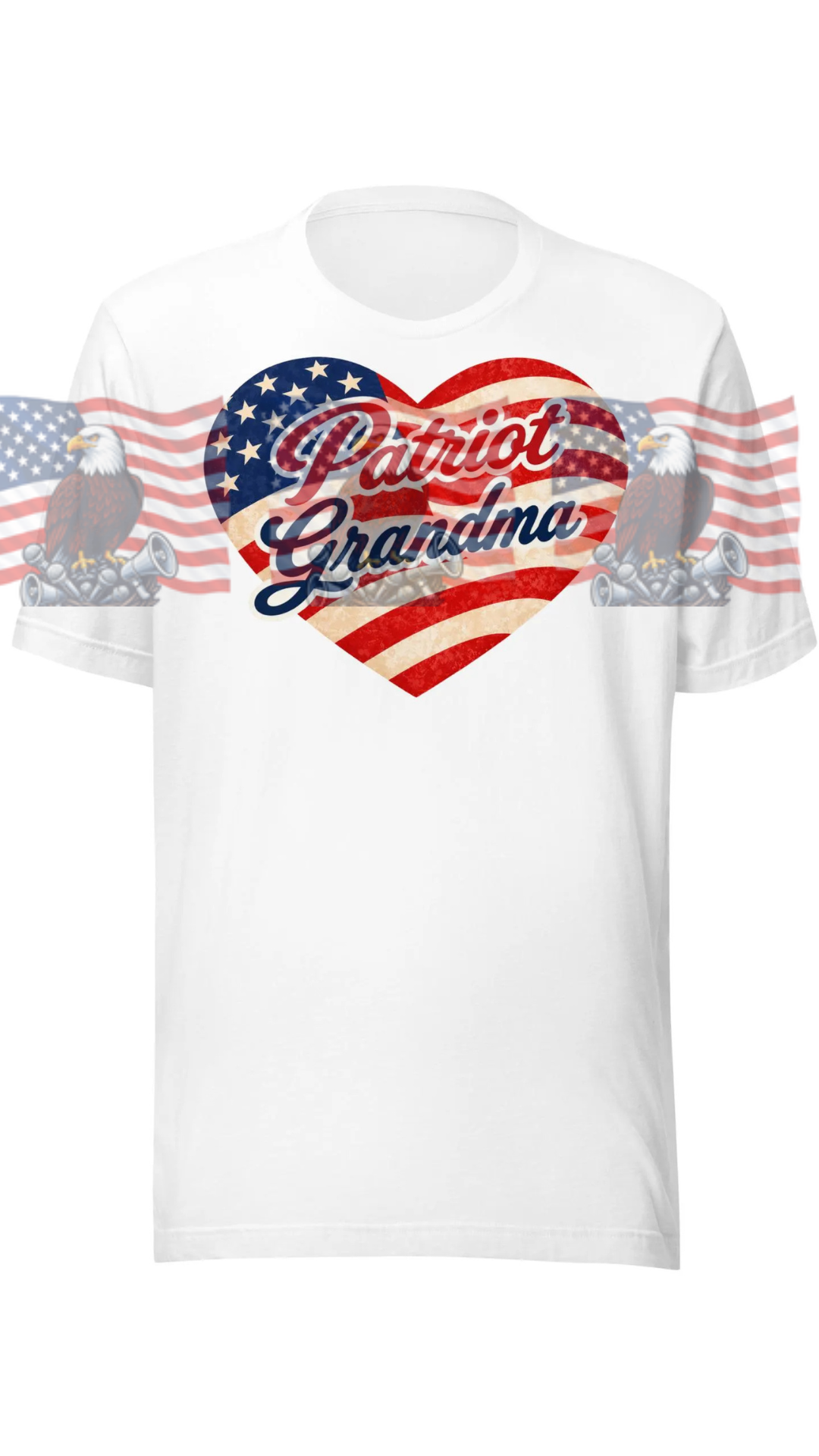 Patriot Grandma — Patriotic American Flag Tee | Gift for Grandma