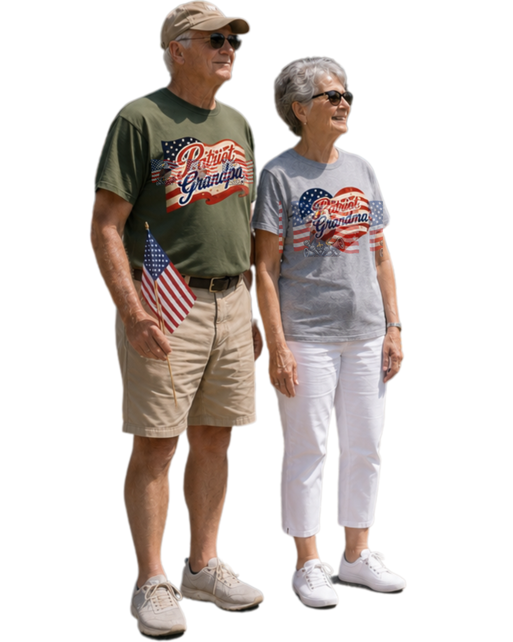 Patriot Grandma — Patriotic American Flag Tee | Gift for Grandma