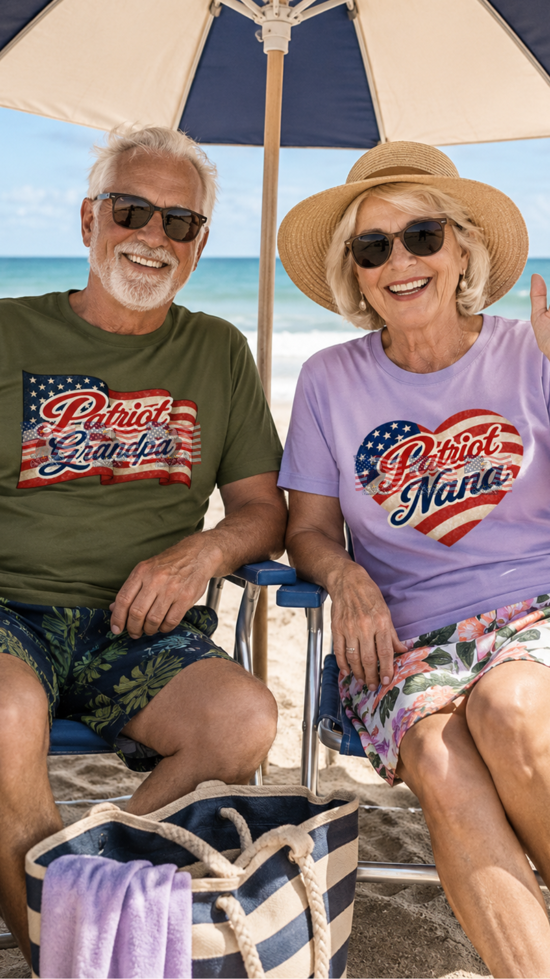 Patriot Grandpa — Patriotic American Flag Tee | Gift for Grandpa