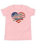 I Get It From My Mama — Kids Patriotic American Flag Tee | Matching Mama Gift