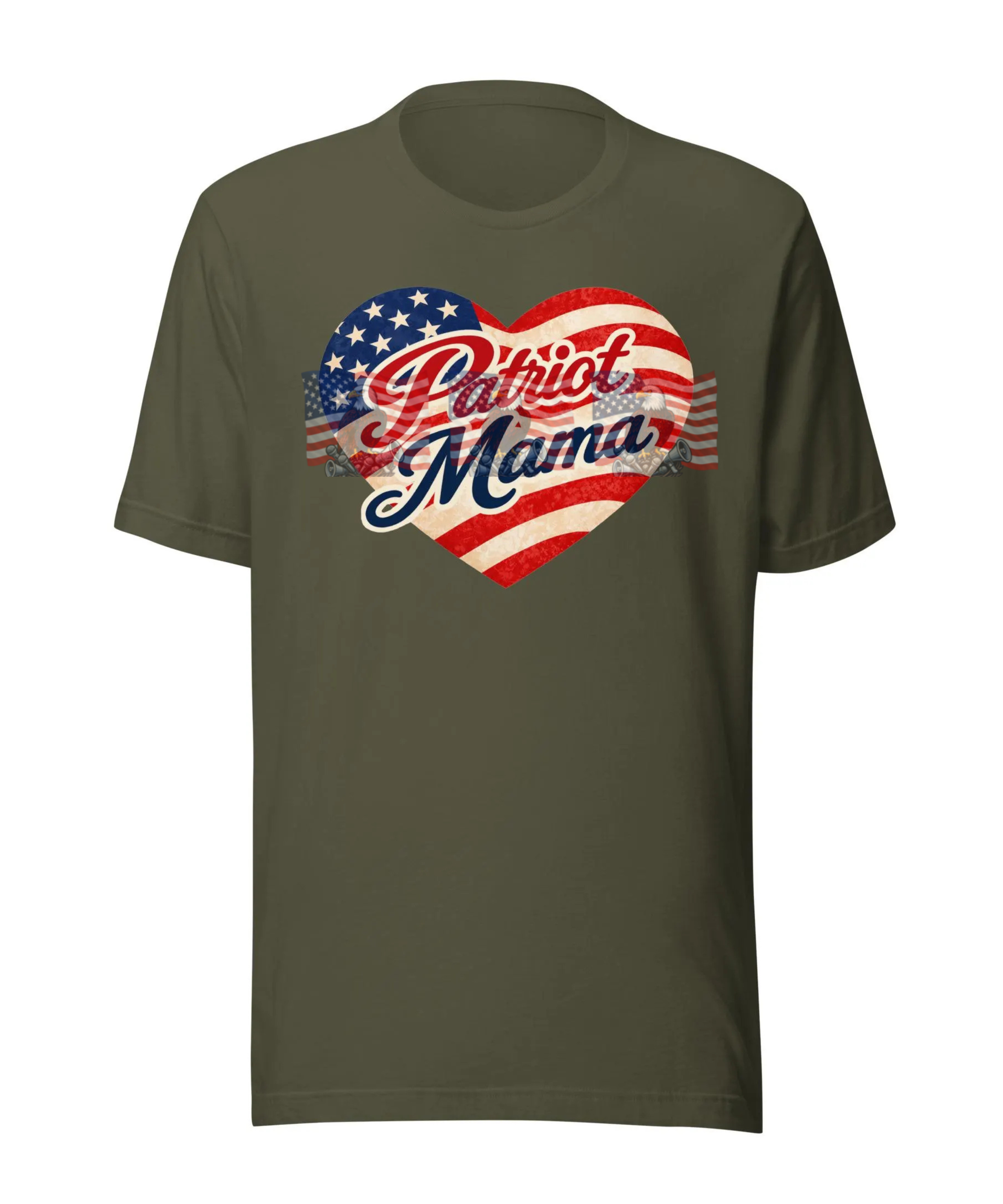 Patriot Mama — Patriotic American Flag Tee | Gift for Mom