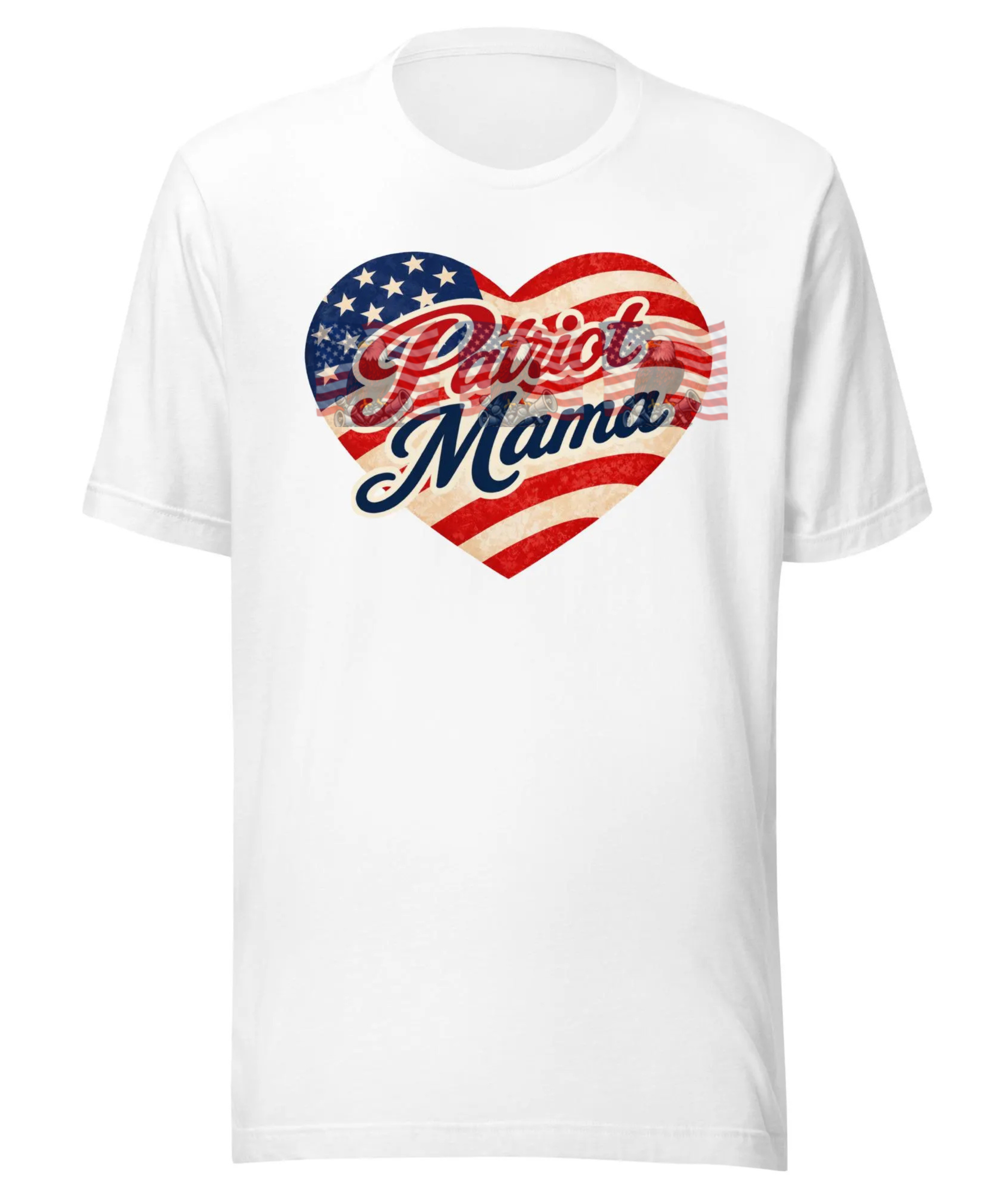 Patriot Mama — Patriotic American Flag Tee | Gift for Mom