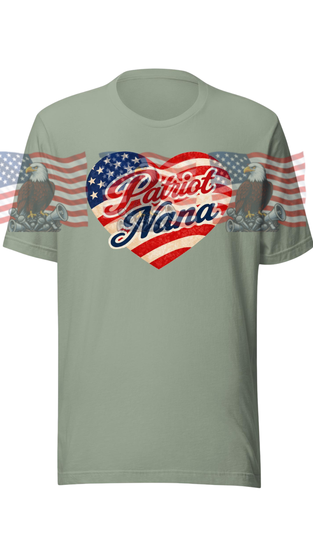 Patriot Nana — Patriotic American Flag Tee | Gift for Nana
