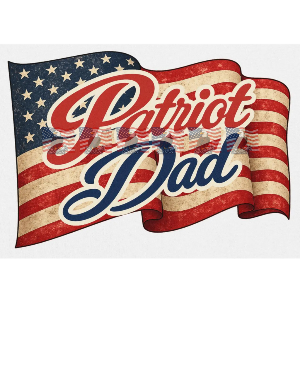 Patriot Dad — Patriotic American Flag Tee | Gift for Dad