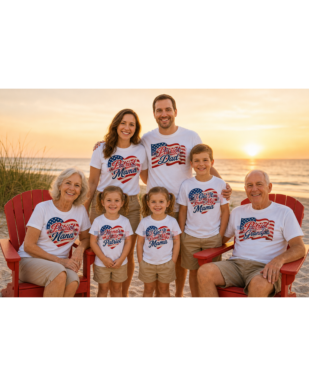 Patriot Mama — Patriotic American Flag Tee | Gift for Mom