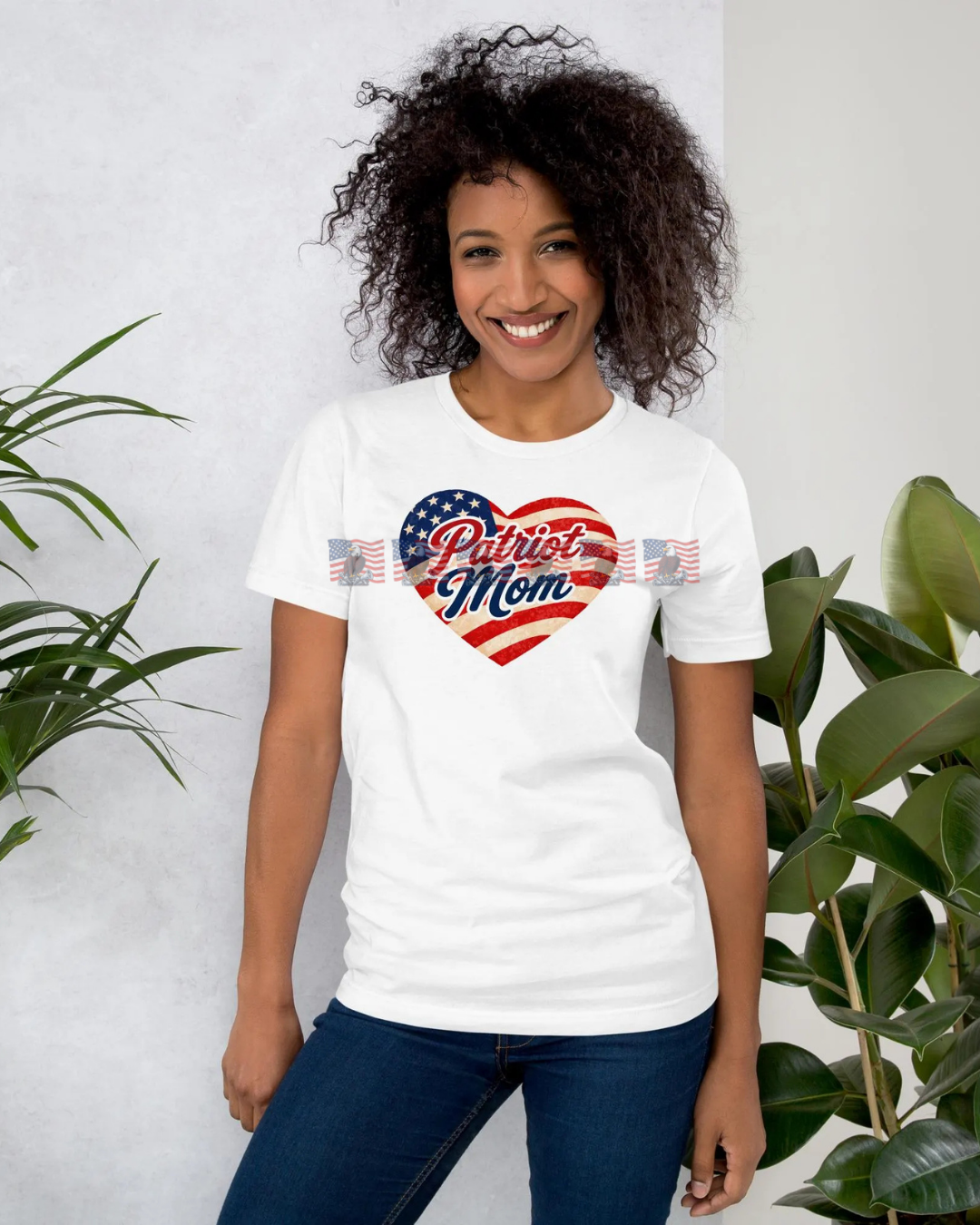 Patriot Mom — Patriotic American Flag Tee | Gift for Mom