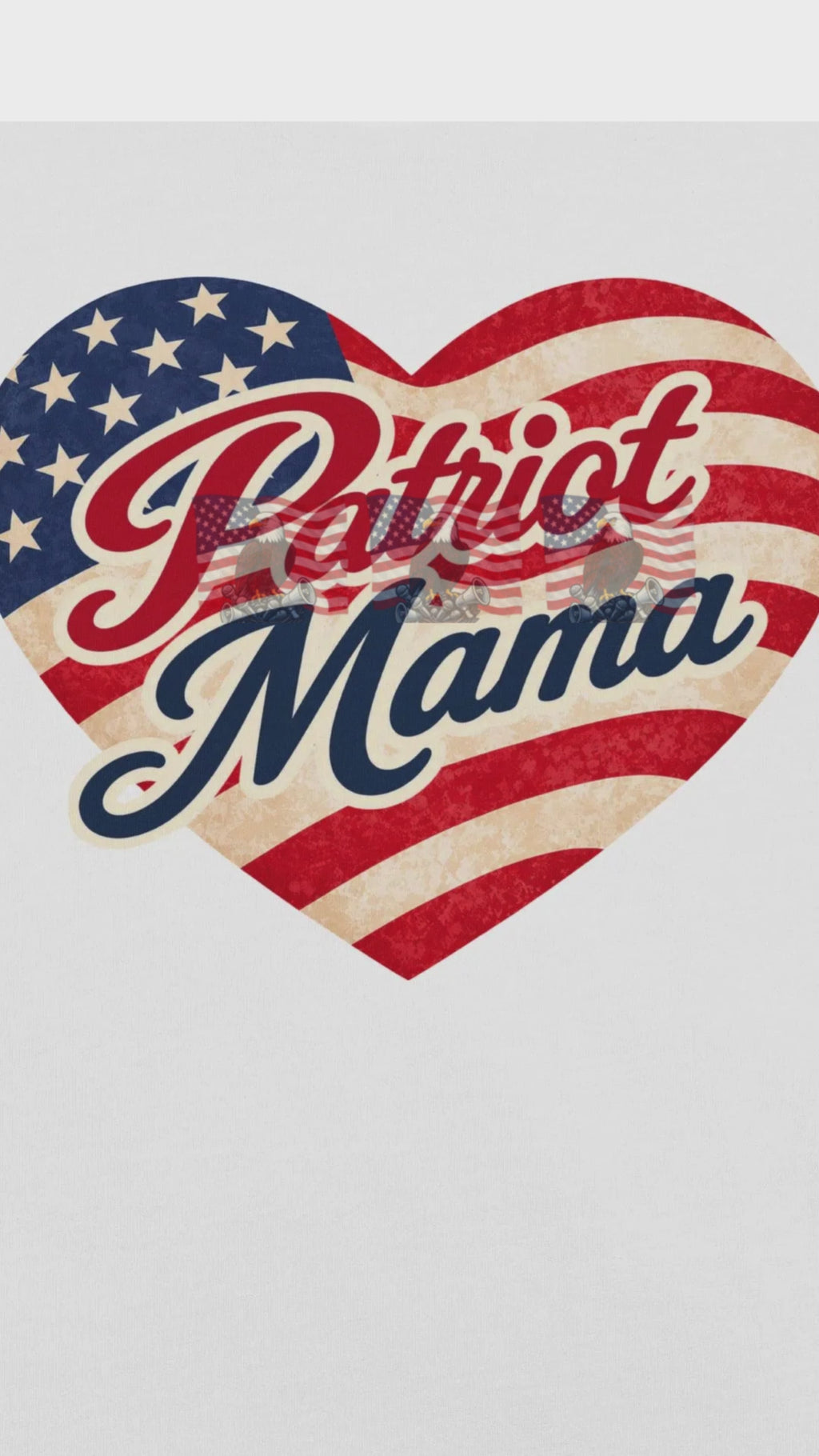 Patriot Mama — Patriotic American Flag Tee | Gift for Mom